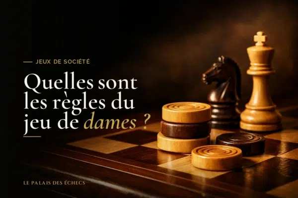 Quelles sont les règles du jeu de dames ?